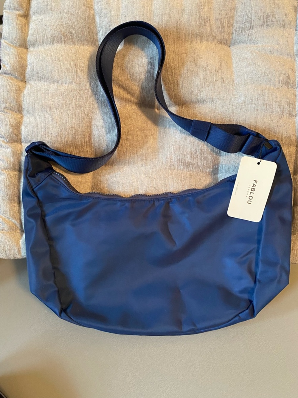 Navy Shoulder Bag - Lightweight Everyday Crossbody